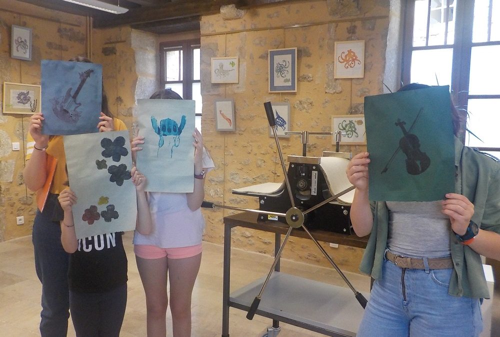 Ateliers de gravure à l&rsquo;Office de Tourisme