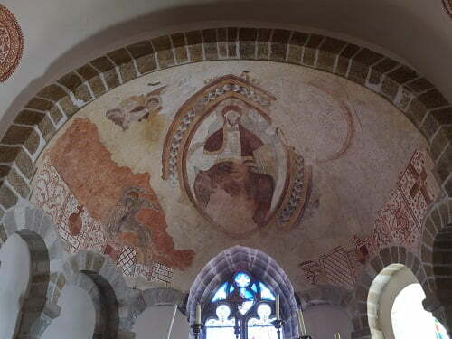 Fresques Eglise St Pierre St Paul Sussey