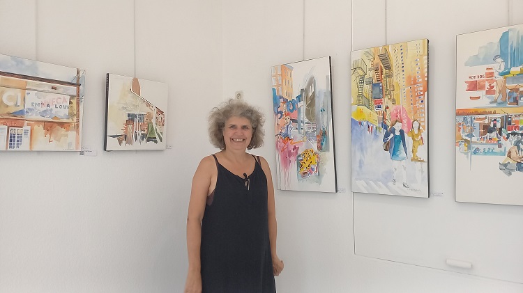 Exposition « Carnet de déambulations » à la Galerie Les Bains-Douches