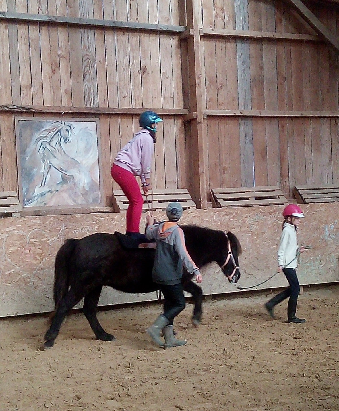 a cheval sur soi