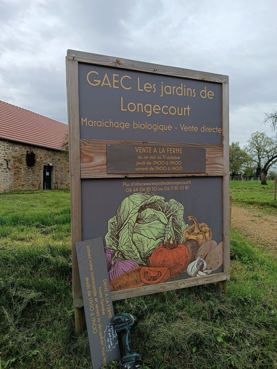 Vente a la ferme Longecourt