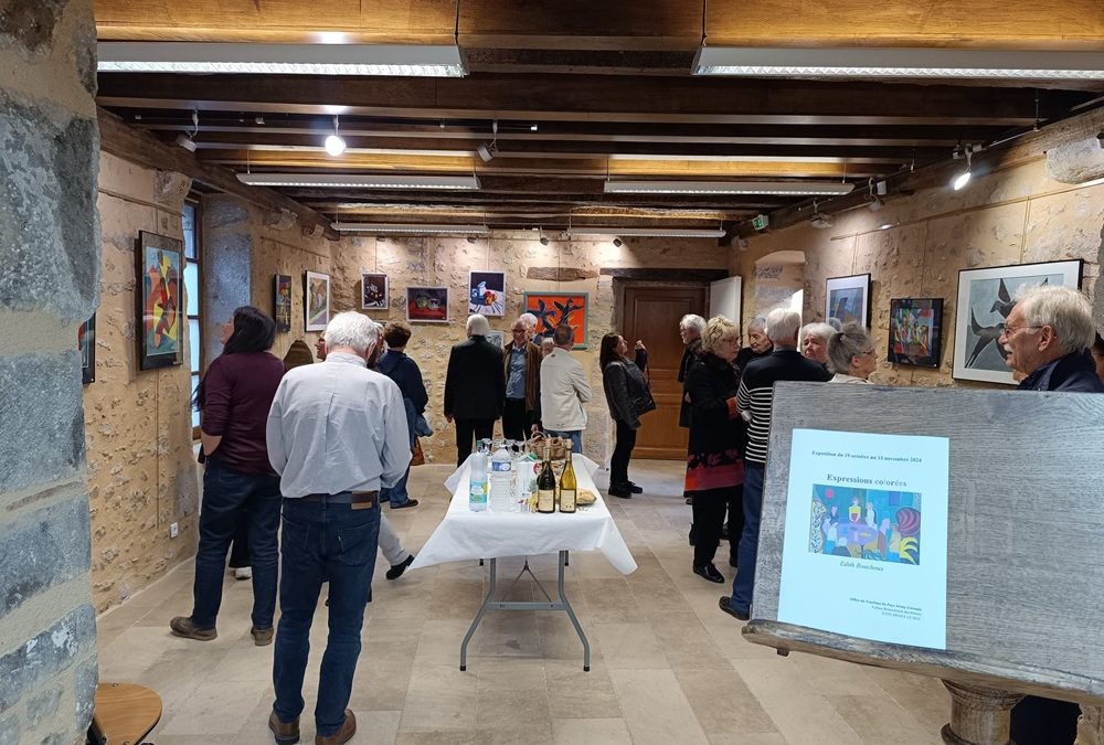 Exposition « Expressions colorées » par Edith Bouchoux